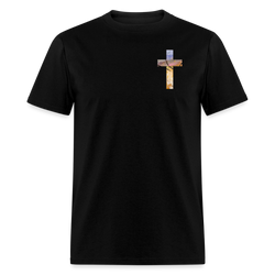 God Turns Broken Pieces Into Masterpieces T Shirt - black