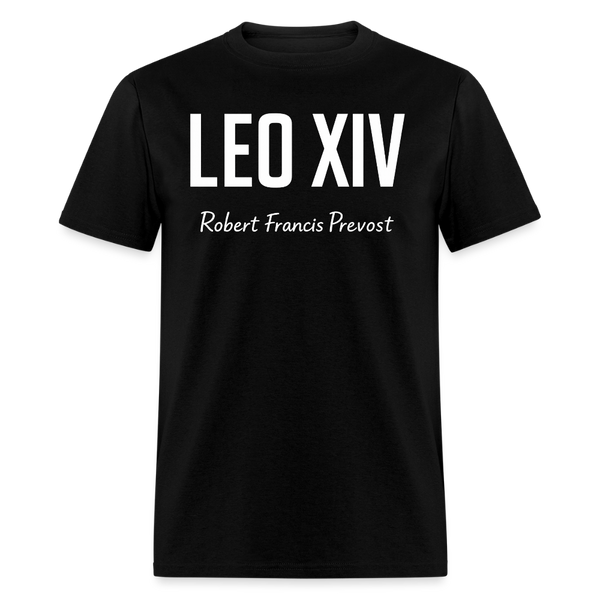 Leo XIV Robert T Shirt - black