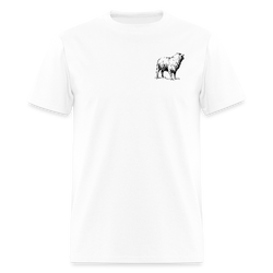 He Left The 99 T Shirt - white