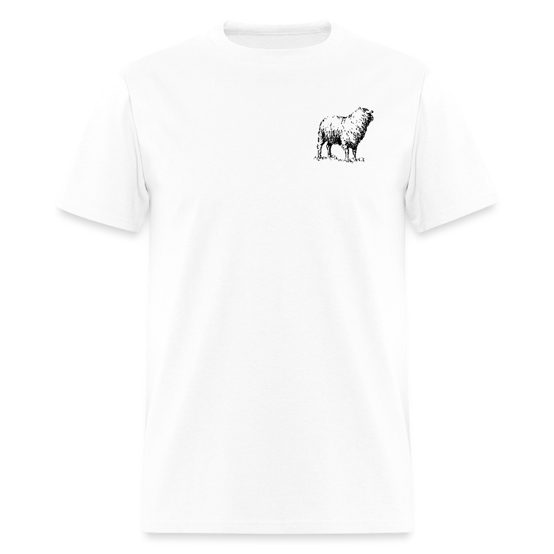 He Left The 99 T Shirt - white