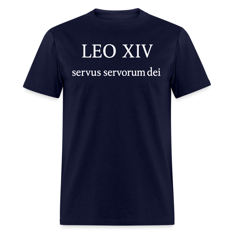 LEO XIV Servus T Shirt - navy
