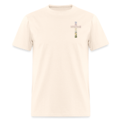 God Turns Broken Pieces Into Masterpieces Bright T Shirt - natural