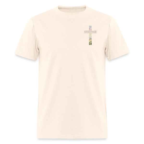 God Turns Broken Pieces Into Masterpieces Bright T Shirt - natural