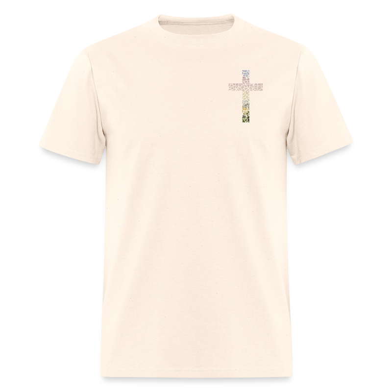 God Turns Broken Pieces Into Masterpieces Bright T Shirt - natural