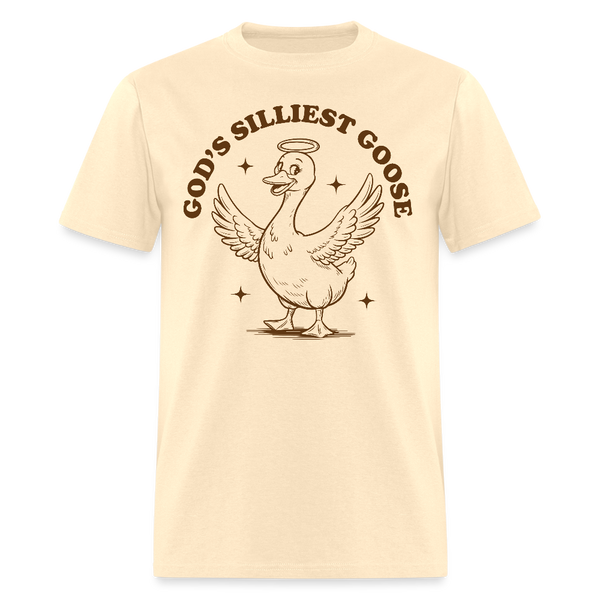 God's Silliest Goose T Shirt - natural