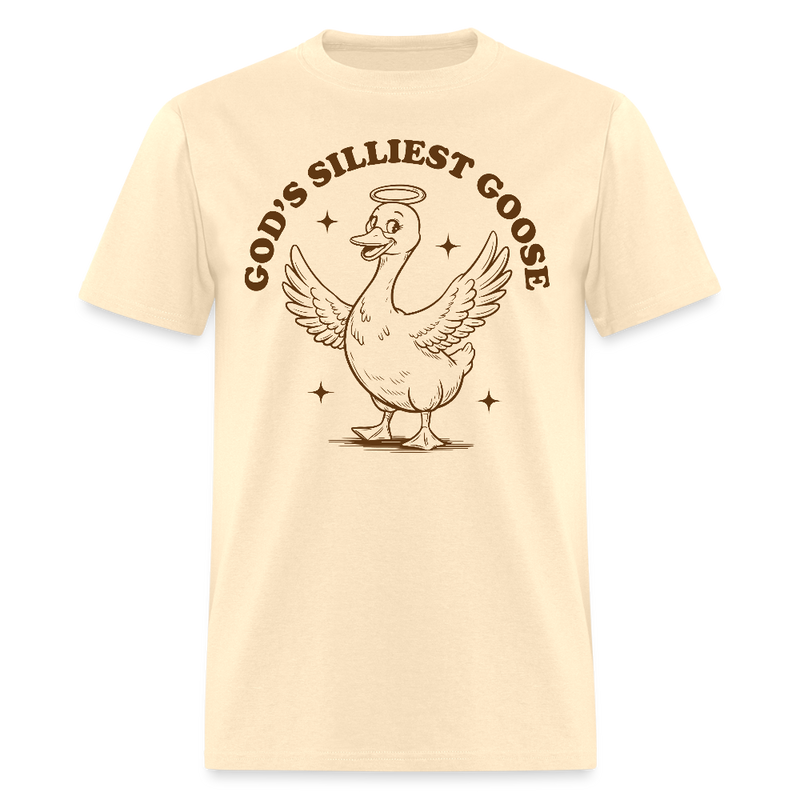 God's Silliest Goose T Shirt - natural