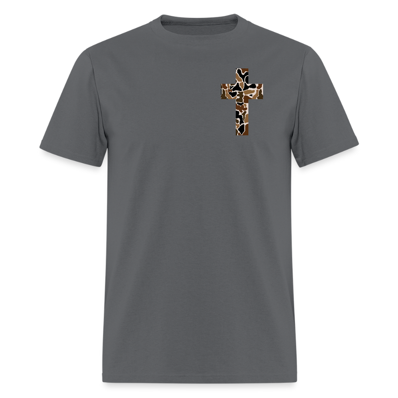 I Can Do All Things Through Christ Who Strengthens Me T Shirt - charcoal