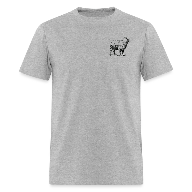 He Left The 99 T Shirt - heather gray