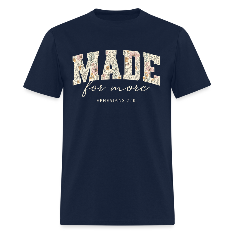 Made For More T Shirt - navy