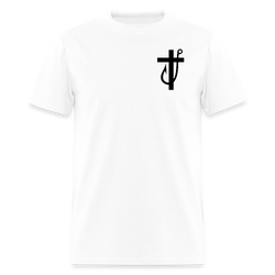 Jesus Made Me a Fisherman T Shirt - white