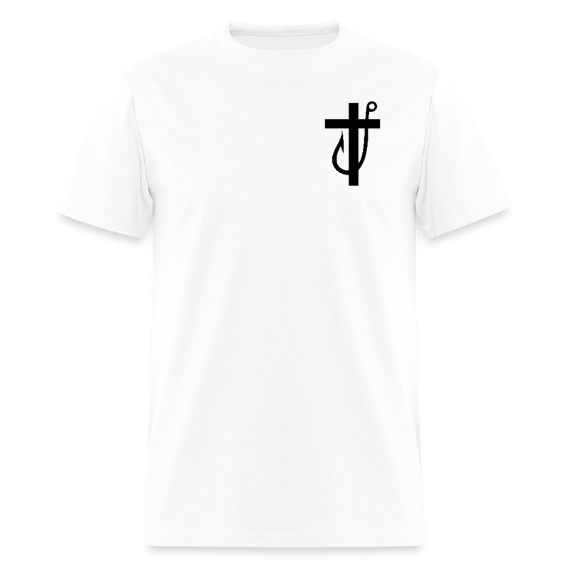 Jesus Made Me a Fisherman T Shirt - white
