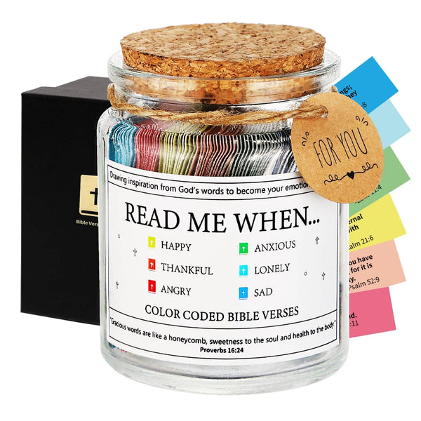 Bible Verse Jar – 90 Daily Scriptures for Inspiration