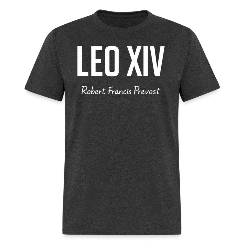 Leo XIV Robert T Shirt - heather black