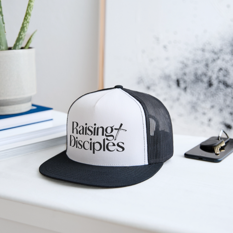 Raising Disciples Trucker Hat - white/black