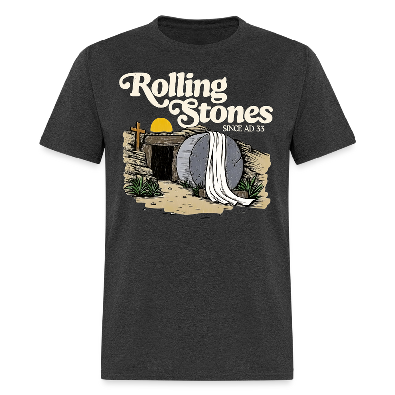 Rolling Stones Since AD 33 T Shirt - heather black