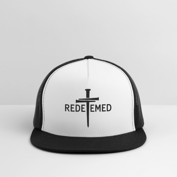 Christian Redeemed Trucker Hat - white/black