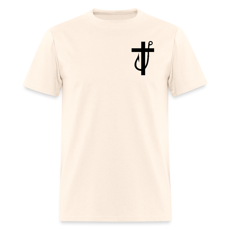 Jesus Made Me a Fisherman T Shirt - natural