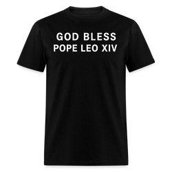 God Bless Pope Leo XIV T Shirt - black