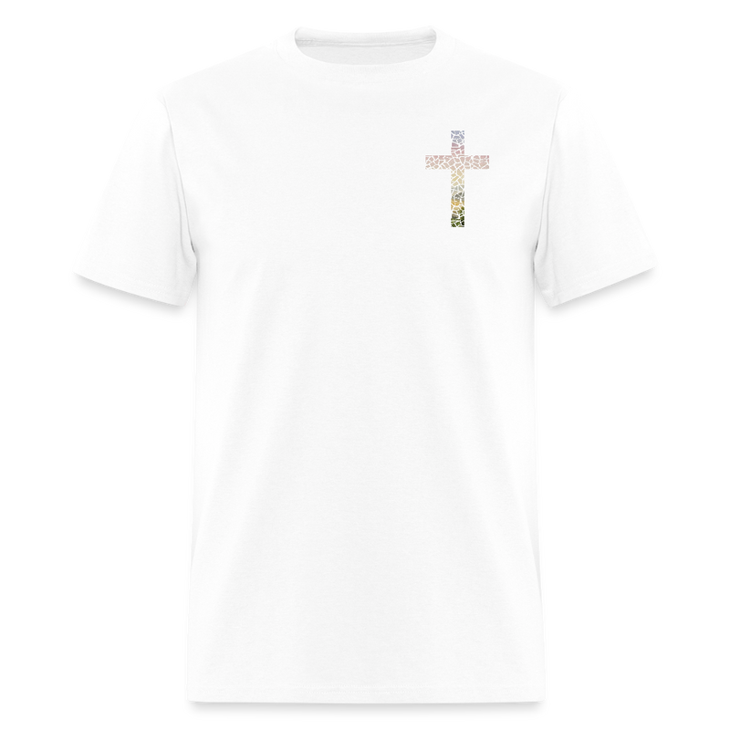 God Turns Broken Pieces Into Masterpieces Bright T Shirt - white