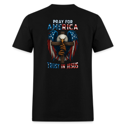 Pray for America, Trust in Jesus - black
