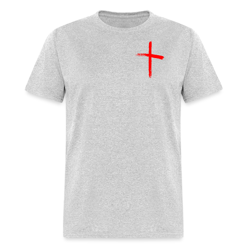 I Walk With God T Shirt - heather gray