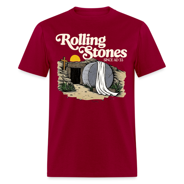 Rolling Stones Since AD 33 T Shirt - dark red