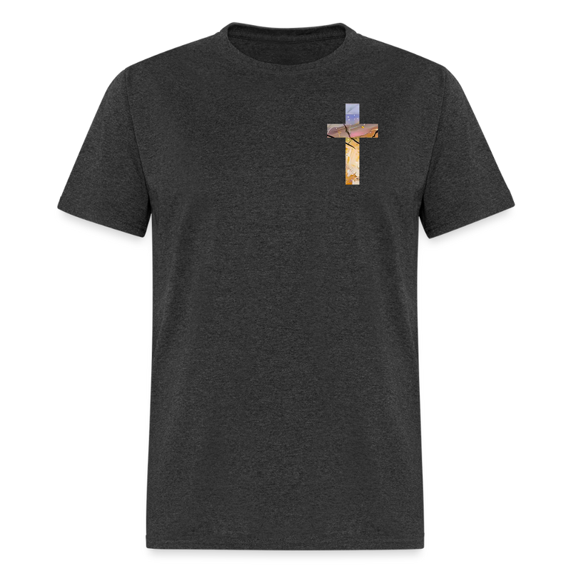 God Turns Broken Pieces Into Masterpieces T Shirt - heather black
