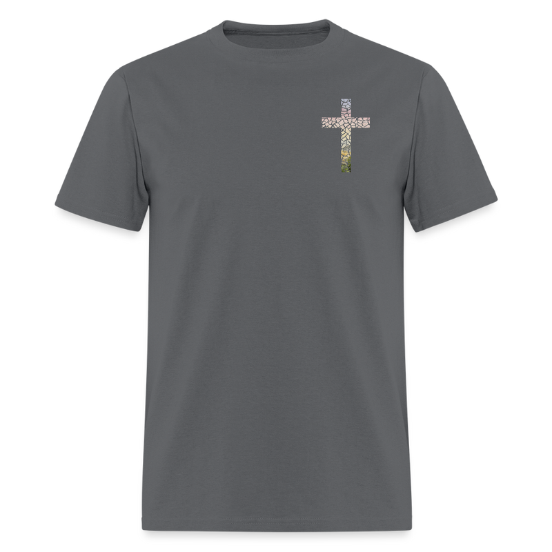 God Turns Broken Pieces Into Masterpieces Dark T Shirt - charcoal
