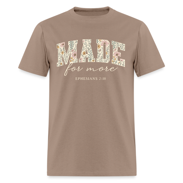 Made For More T Shirt - brown savana