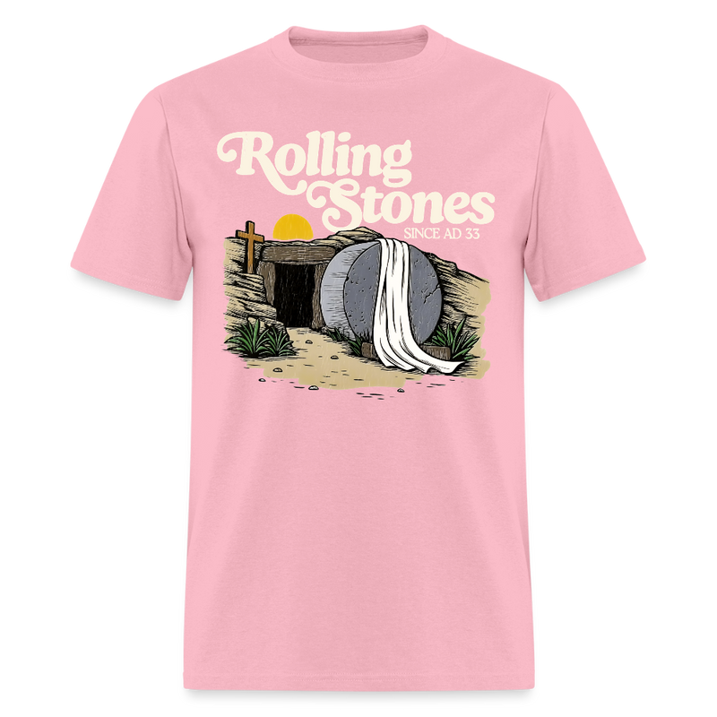 Rolling Stones Since AD 33 T Shirt - pink