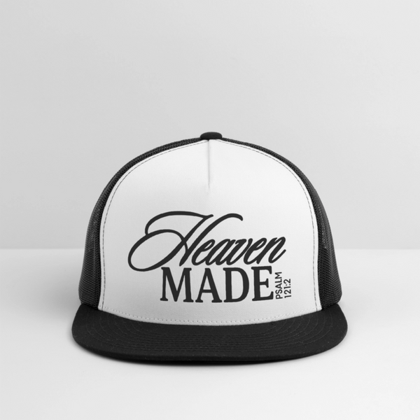Heaven Made Psalm 121:2 Trucker Hat - white/black