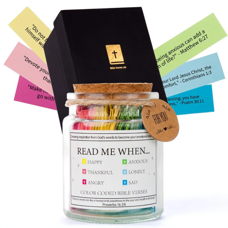 Bible Verse Jar – 90 Daily Scriptures for Inspiration