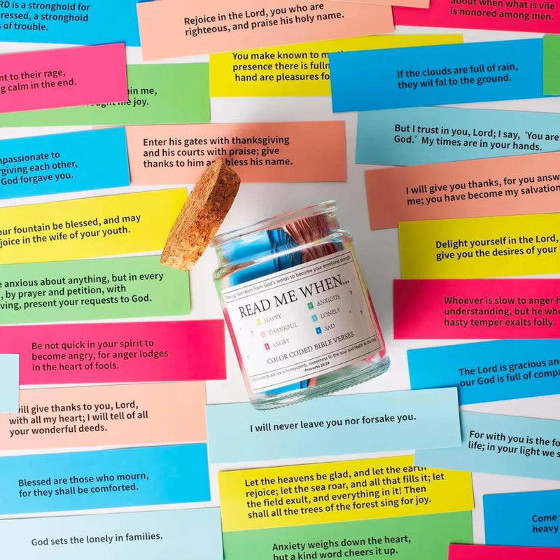 Bible Verse Jar – 90 Daily Scriptures for Inspiration