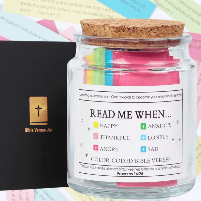 Bible Verse Jar – 90 Daily Scriptures for Inspiration