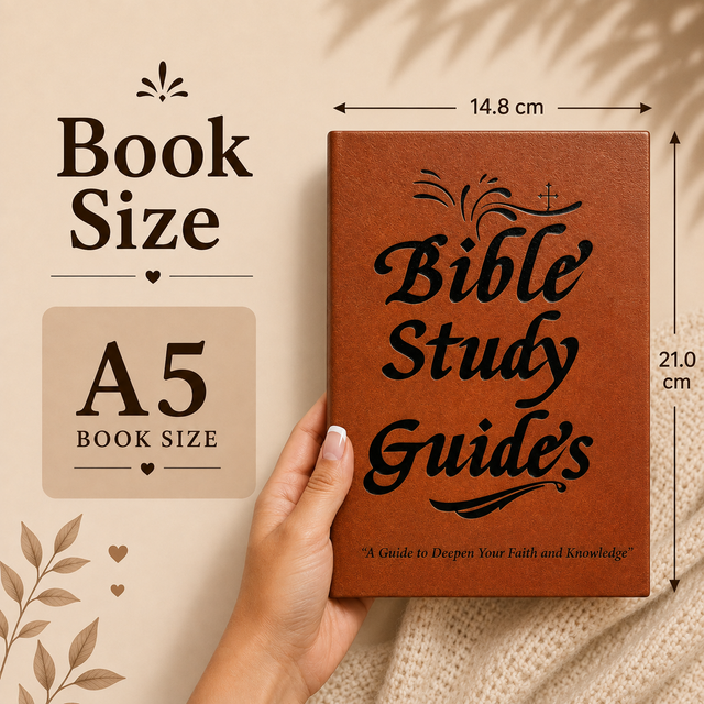 Bible Study Guide Journal – 66 Pages NEW