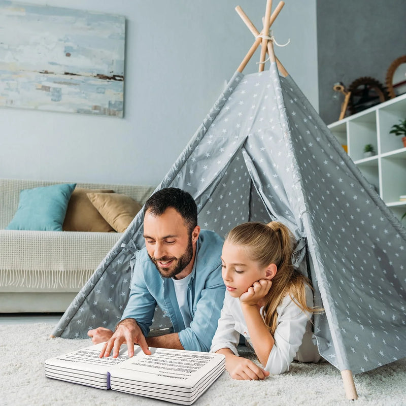 Holy Bible Pillow Plush – Book Shape with Bible Verses