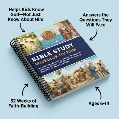 Cuaderno de estudio bíblico para niños